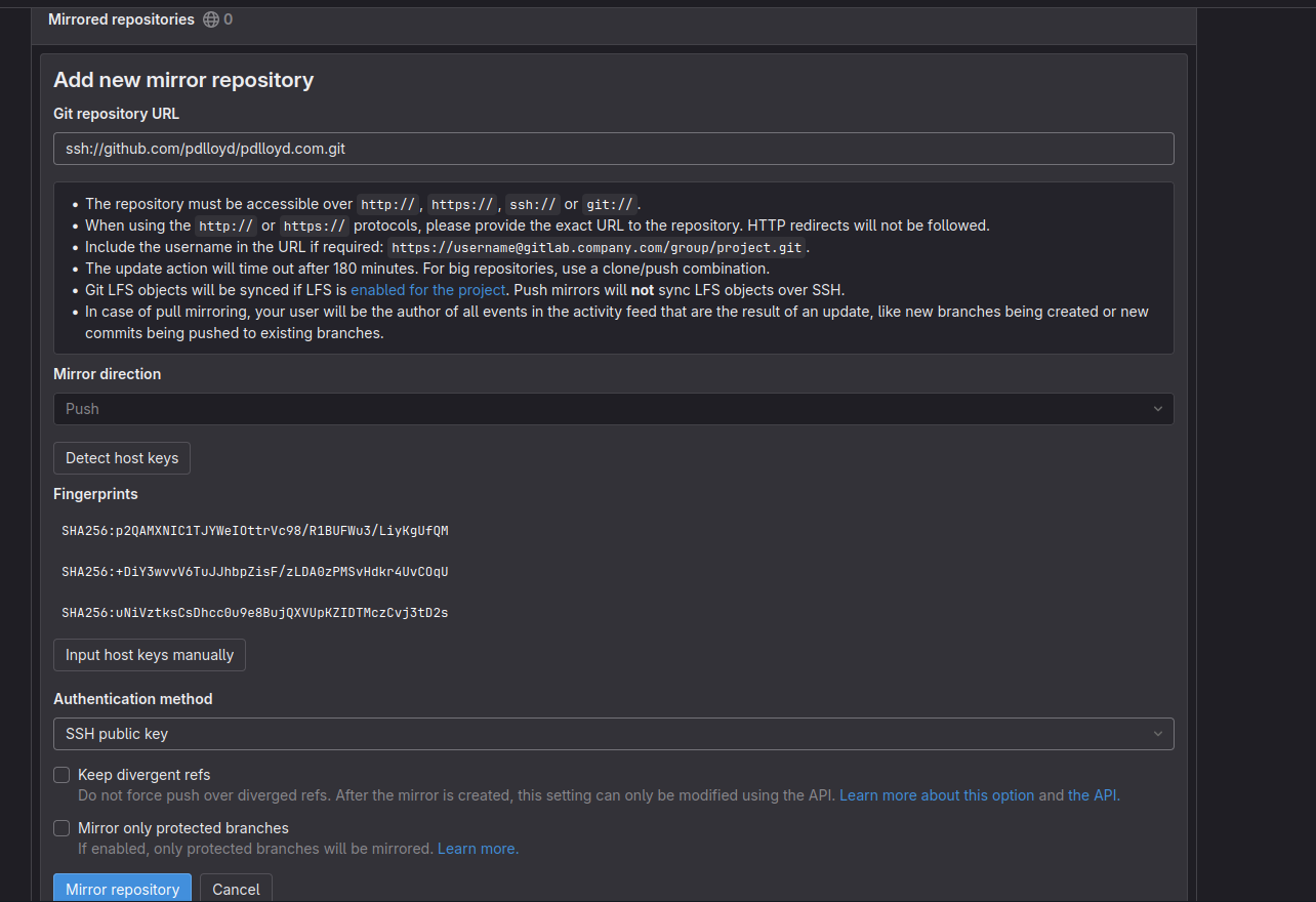 GitHub SSH public key fingerprints